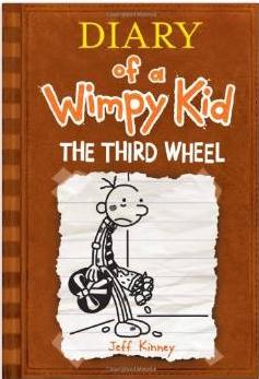Diary of a Wimpy Kid book：The Third Wheel L5.6