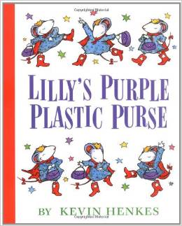 Lilly's Purple Plastic Purse L3.1