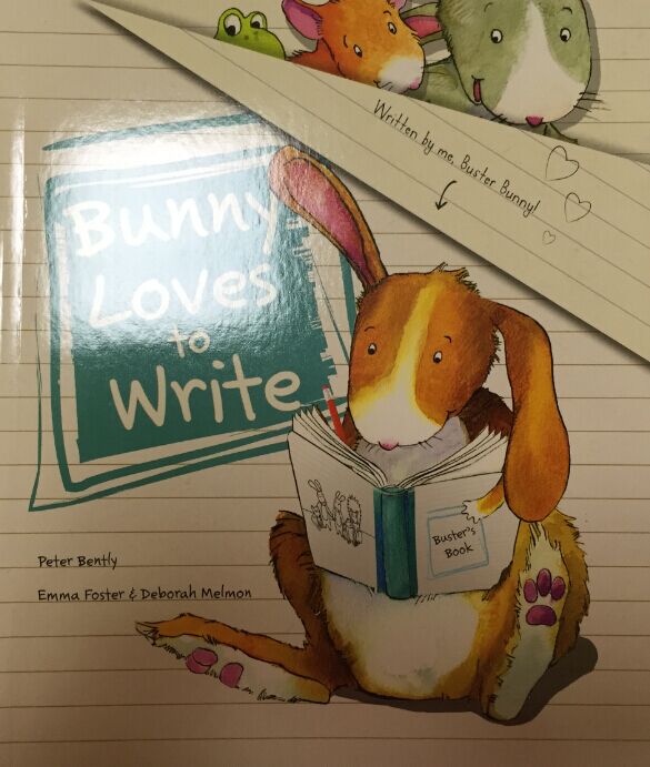 Bunny loves to write