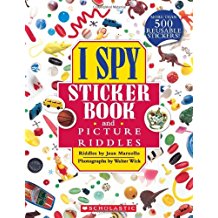 I spy：I Spy Sticker Book and Picture Riddles