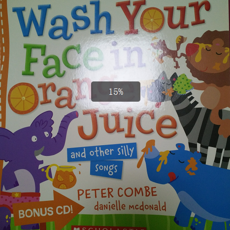 Wash your face in orange juice